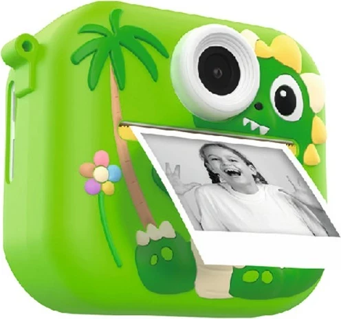 Aparat fotografik Tracer DinoCam, 48MP, printim i menjëhershëm, 13 aksesorë, bardhë