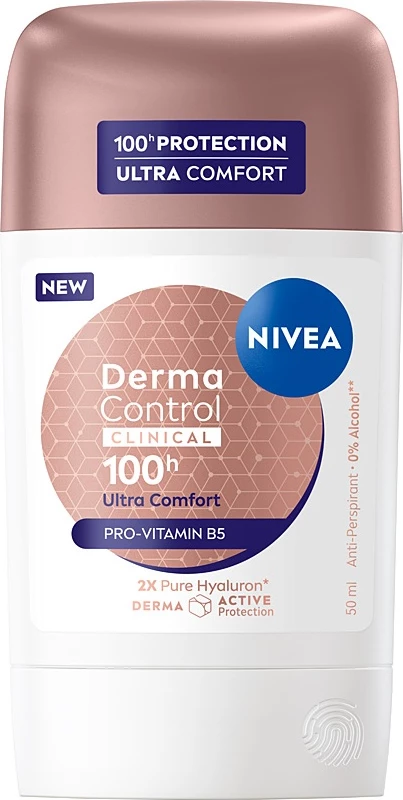 Deodorant stick Nivea Derma Control Clinical Ultra Comfort për femra 50ml