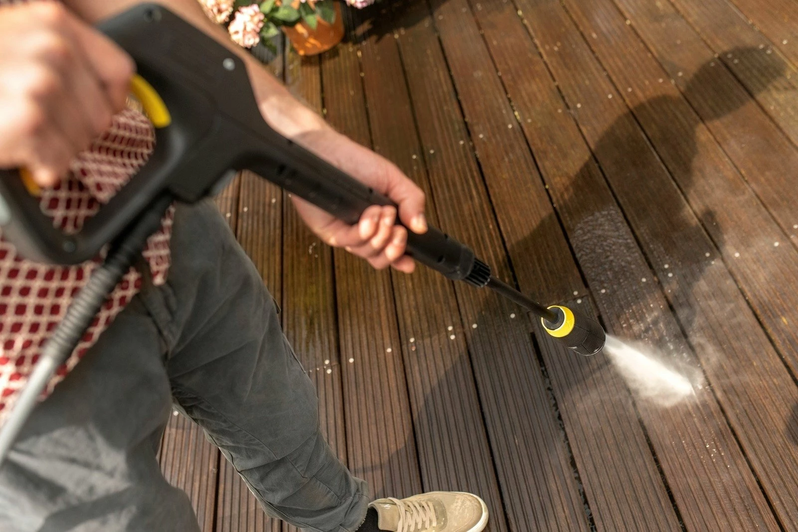 Larës me presion Karcher K 6 Comfort Premium Home (1.324-904.0) 160 bar, 2.2 kW, zorrë 10 m, set T 5, e verdhë