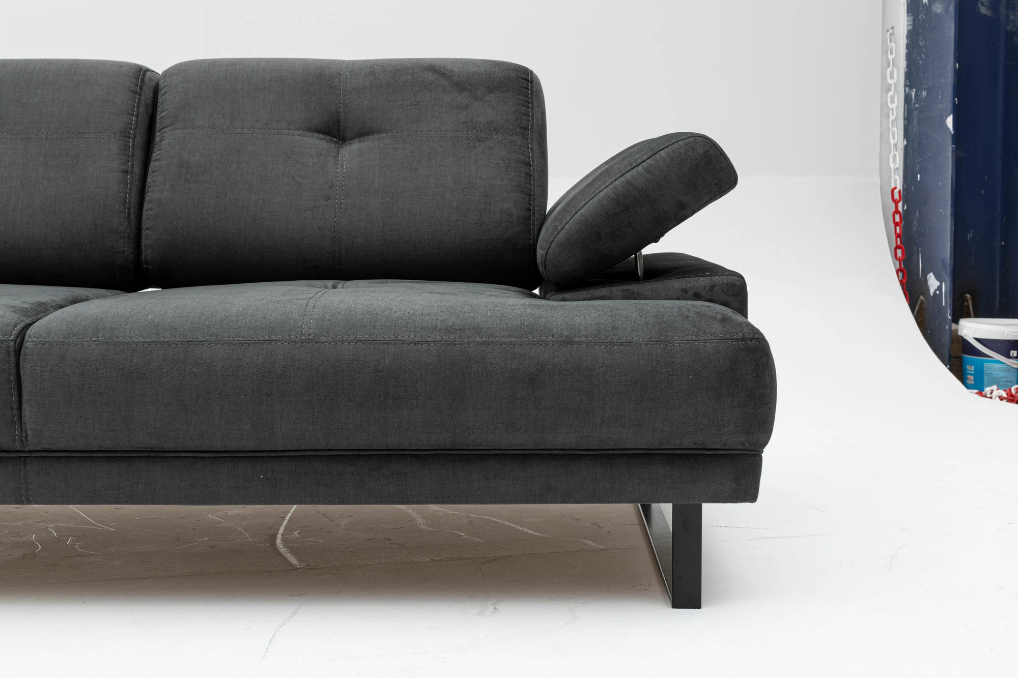 Krevat-sofë dy ulëse, Atelier del Sofa, Mustang, antracit
