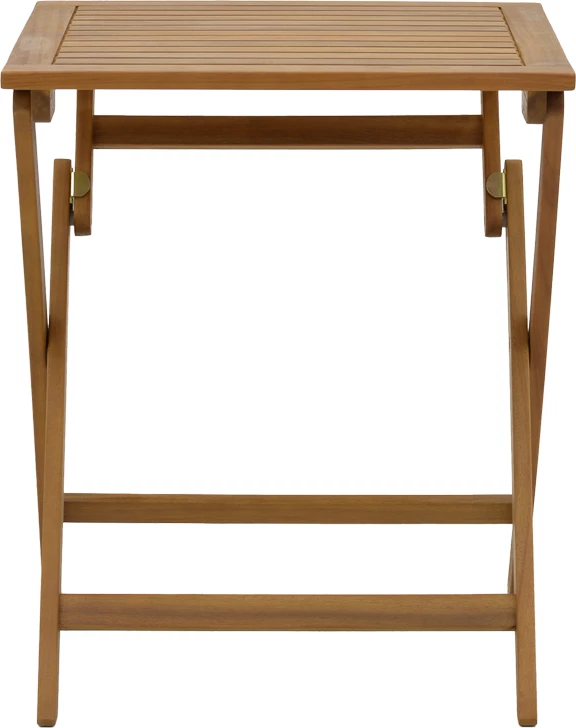 Tavolinë e palosshme Perdu dru akacie natyral 60x60x72cm