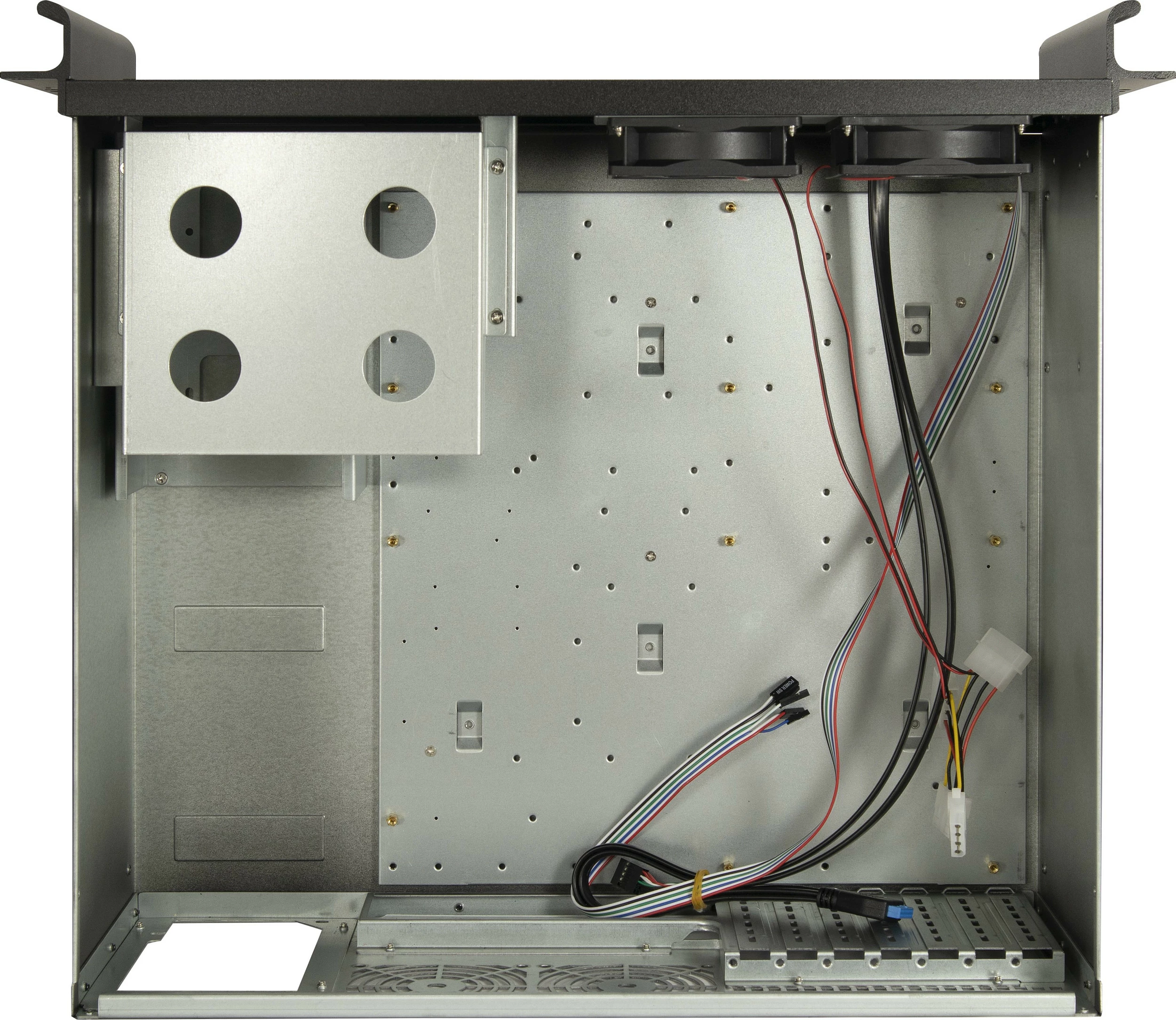 Kasë server Inter-Tech IPC 4U-K-439L, 4U/4HE, 19", pa PSU, e zezë