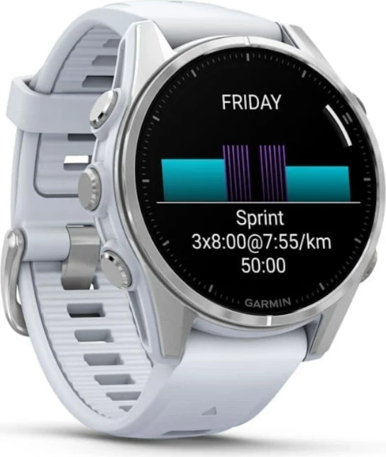 Smartwatch Garmin Fenix 8, 43 mm, AMOLED, 32 GB, GPS, Argjendtë