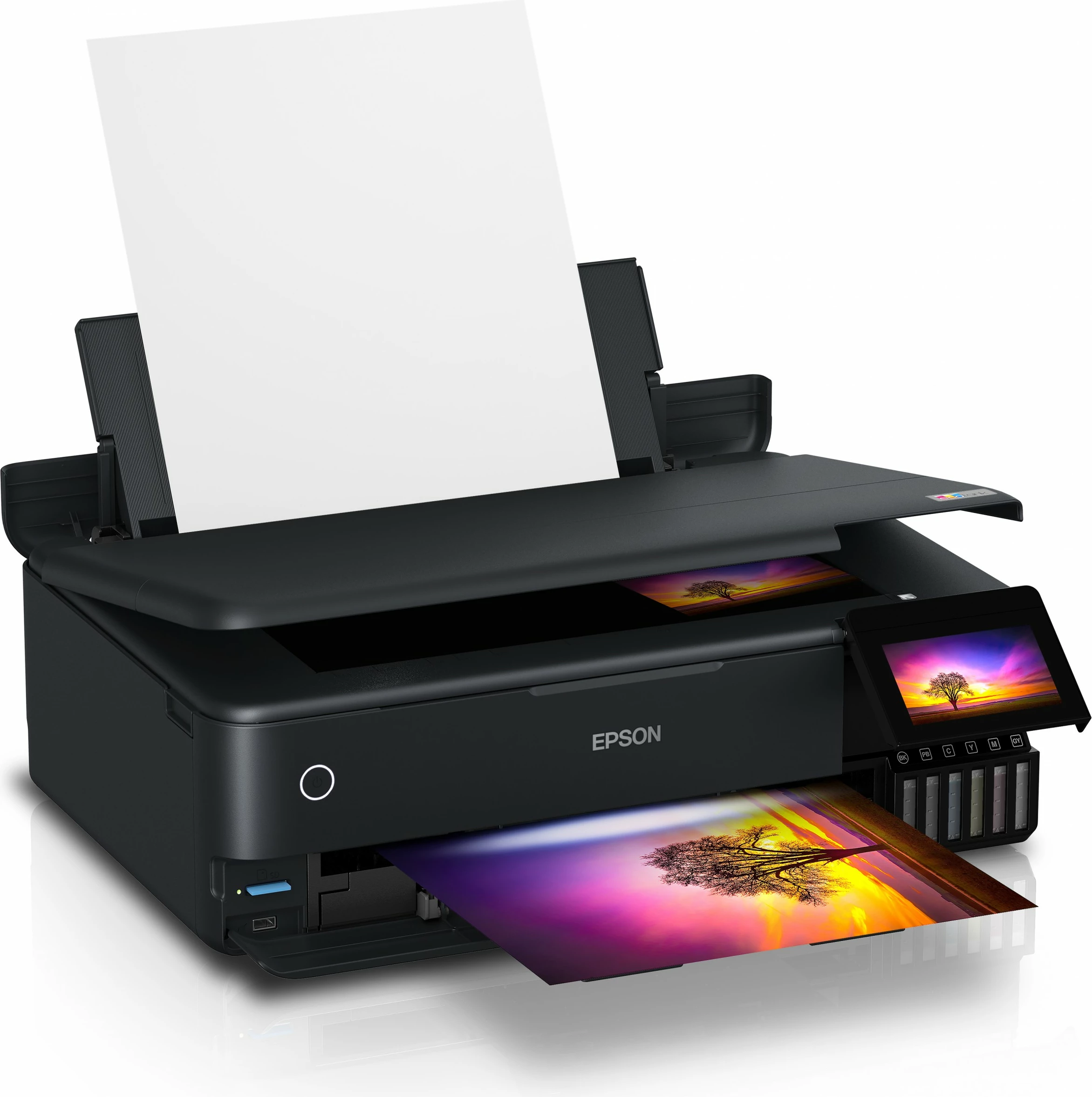 Printer multifunksional Epson EcoTank ET-8550, A3, Wi-Fi, ekran me prekje, i zi