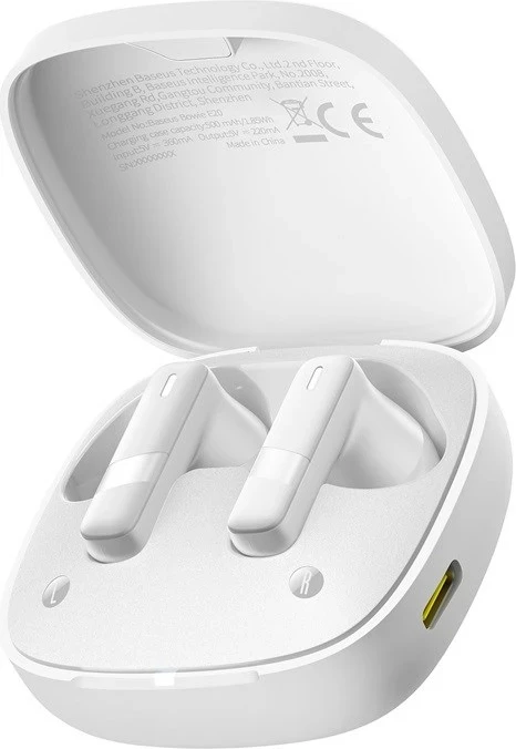 Kufje Baseus Bowie E20 Wireless In-ear Bluetooth, Bardhë