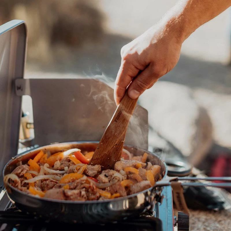 Set veglash për kamping Yakimasport Primus CampFire Prep, dru/zezë