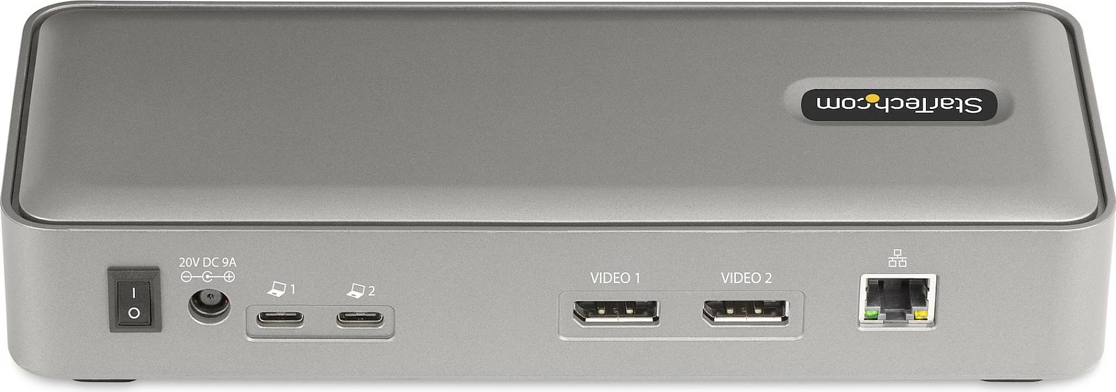 Docking Station KVM USB-C StarTech, Dual Monitor DisplayPort 4K 60Hz, PD 90W/45W, GbE, 5-Port USB Hub, argjend