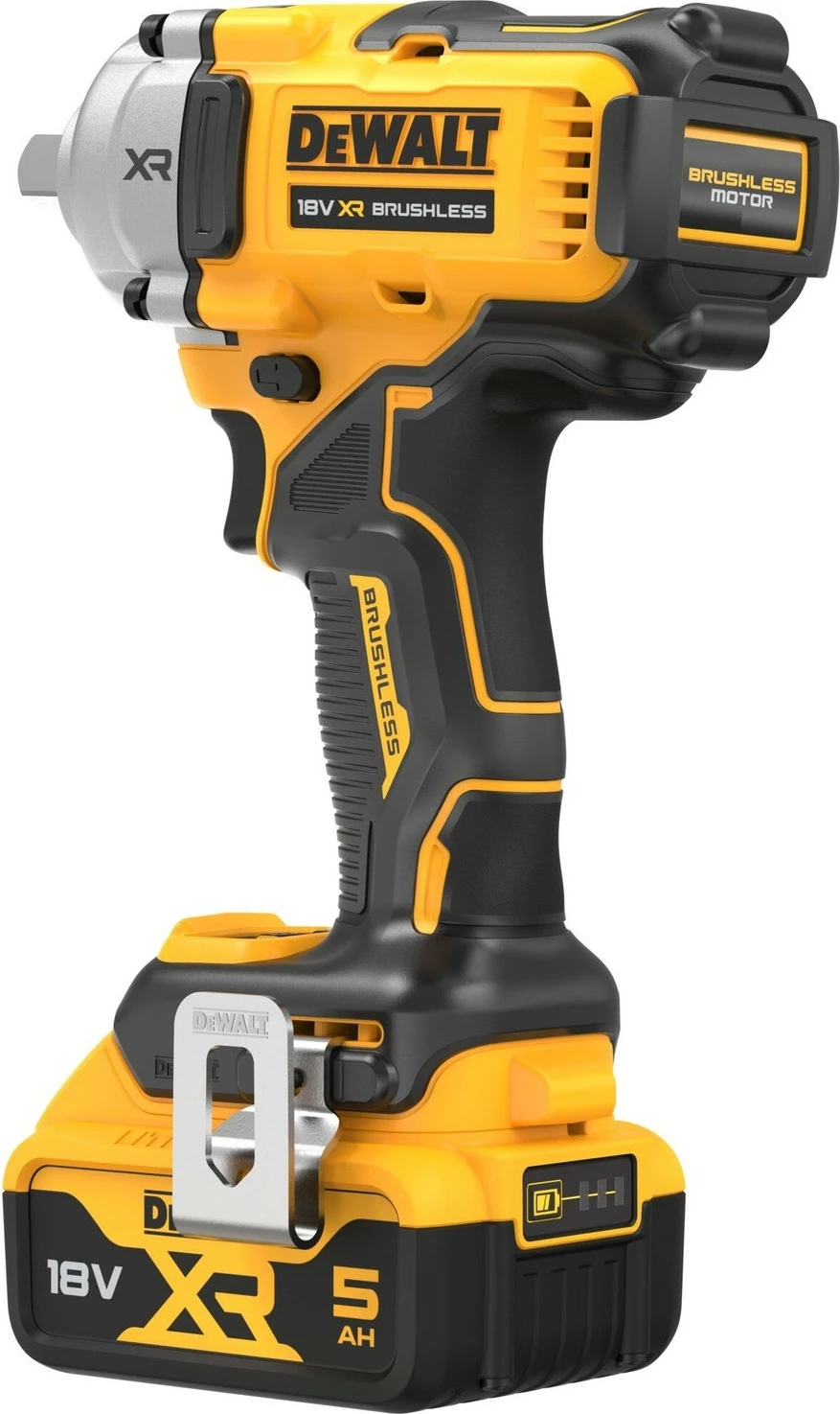 Çelës goditës DeWALT DCF892P2T-QW, 18V XR, 5Ah, 1084 N⋅m, i verdhë