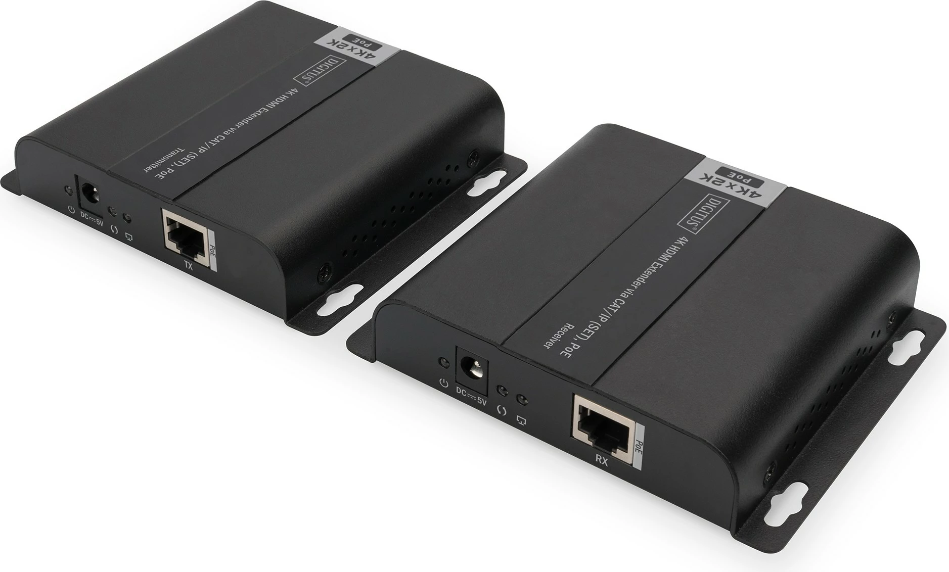 HDMI extender Digitus DS-55124, 4K, PoE, 120m, set, i zi