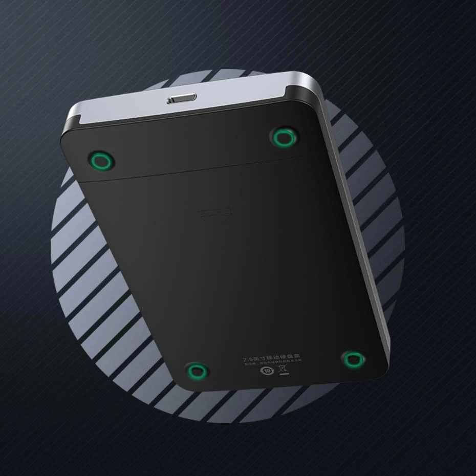 Kasë Ugreen CM300 70498 për hard disk 2.5'' SATA 3.0, USB-C/USB-A, 0.5m, Gri