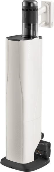 Fshesë me korrent vertikale Roborock H60 Hub Pro, 170 AW, bateri deri 80 min, stacion vetë-zbrazës 3 L, LED, bardhë/zezë