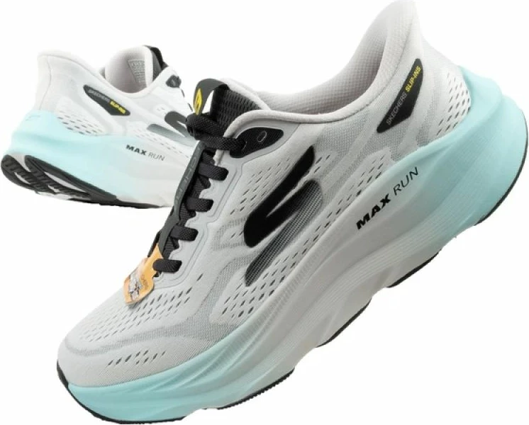 Atlete për meshkuj Skechers Max Run Slip-Ins, të bardha