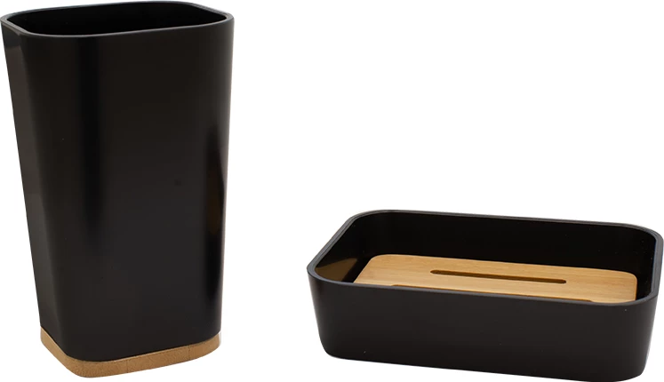 Set aksesorësh për banjo 2 pjesë Nature ngjyrë e zezë