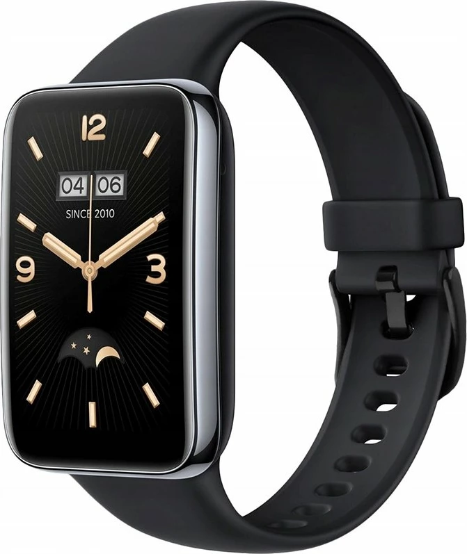 Rrip silikoni FIXED për Xiaomi Mi Smart Band 7 Pro, 210 mm x 17 mm, i zi