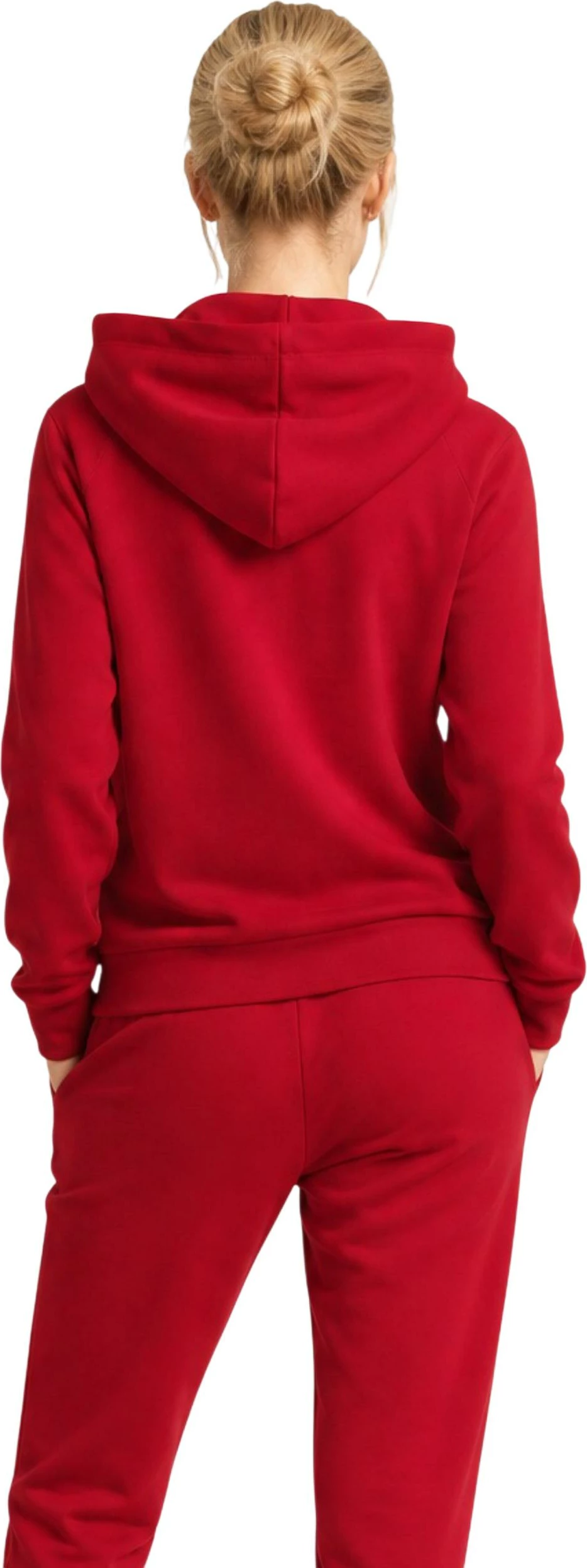 Duks me kapuç me zinxhir për femra Armani Exchange XW002814 AF13397, i kuq [Madhësia: M]