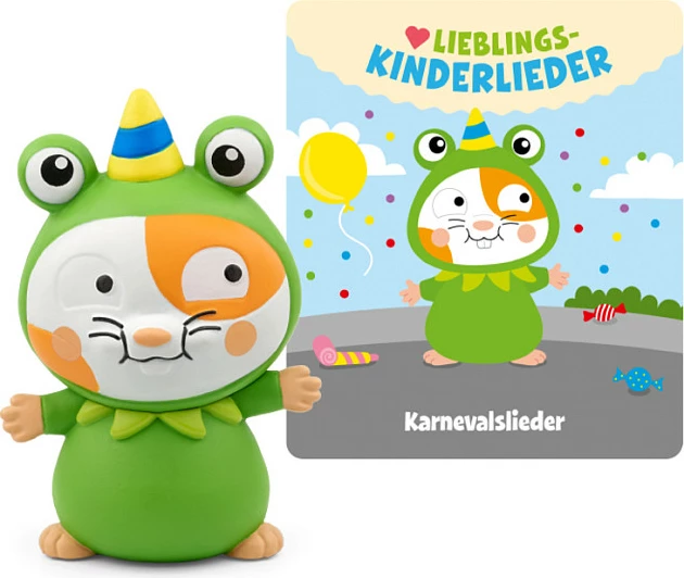 Figurinë muzikore tonies Lieblings-Kinderlieder (Karnevalslieder), 16 këngë, 50 min, multikolor