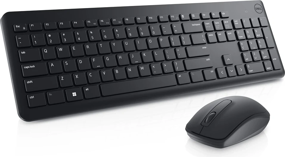 Set tastierë & maus Dell KM3322W, Wireless, të zeza