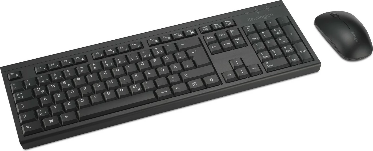 Set desktop Kensington KM270 EQ, Wireless, Bluetooth, QWERTZ, i zi