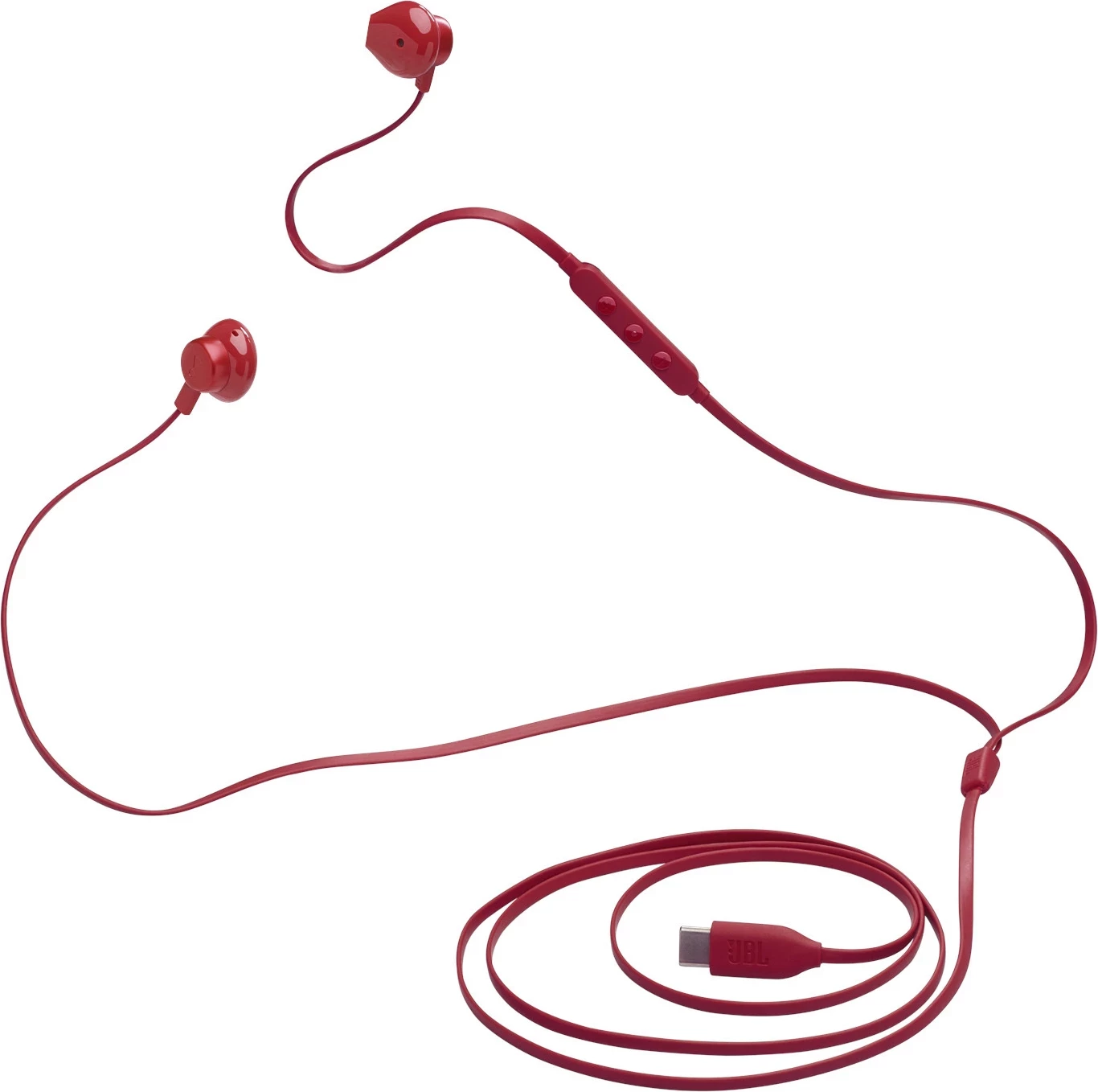Kufje JBL Tune 305C USB-C in-ear, të kuqe