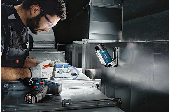 Llambë pune Bosch GLI Deci, LED, me bateri, blu