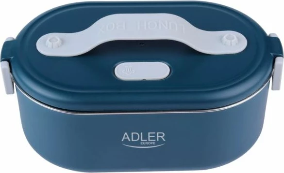 Kuti elektrike për ushqim Adler AD4505B 0.8 L blu, me lugë