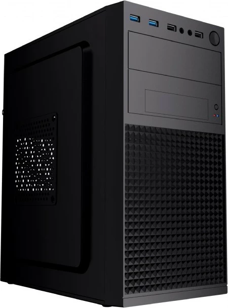 Kasë kompjuteri Gembird Fornax K300, Mini Tower, Micro ATX/Mini ITX, 4x USB, e zezë