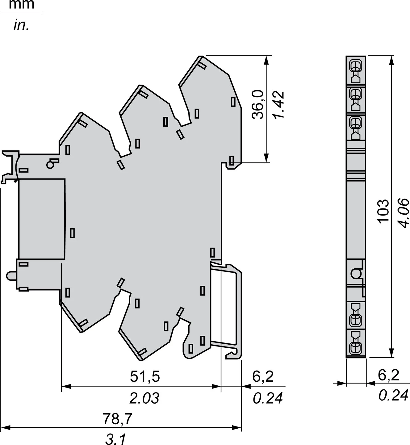 Rele + bazë Schneider Electric RSL1PRFU – 115V AC/DC