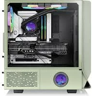 Kasë Thermaltake Ceres 350 MX, Midi Tower, Matcha Green, xham i temperuar, RGB