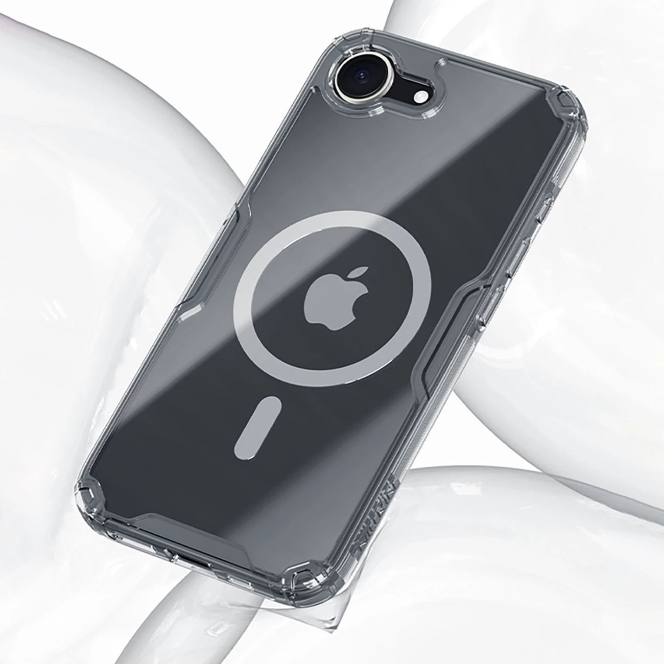 Mbështjellës Nillkin Nature Pro Magnetic për iPhone 16e, MagSafe, Transparent