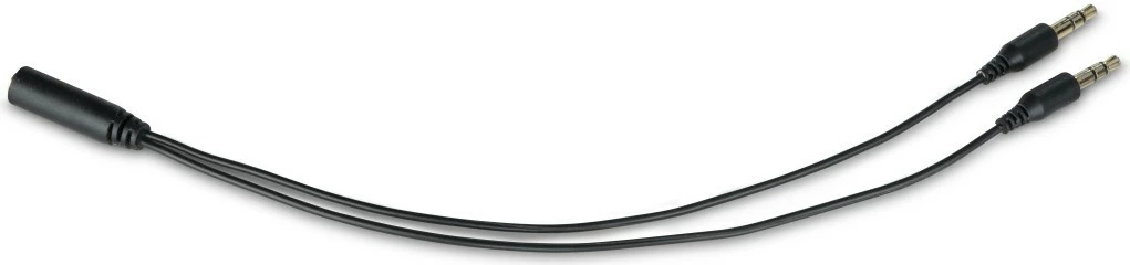 Kufje me mikrofon Hama HS-P350 stereo, full-size, 2x 3.5 mm + Y-adapter, kabllo 2 m, kontroll zëri dhe mute, e zezë