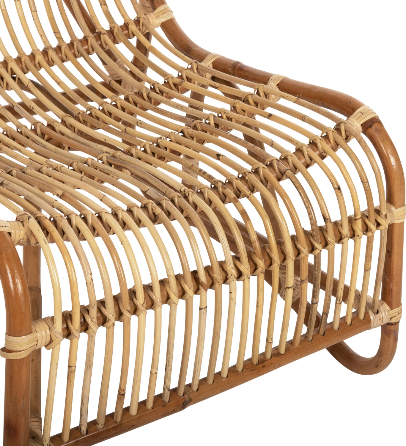 Karrige e jashtme BRONNY FH9644.01 rattan ngjyrë natyrale 60x82x92Hcm.