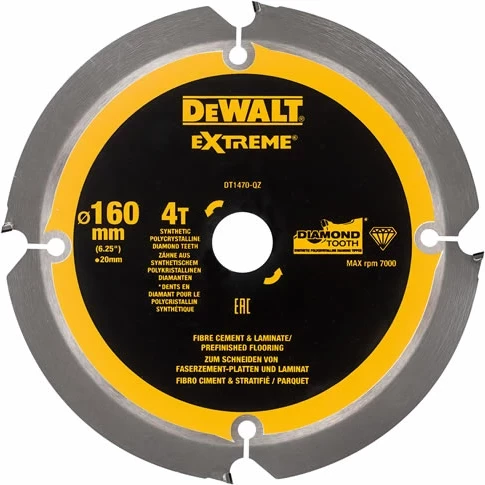 Disk sharre rrethore DeWalt DT1470 160mm/20mm 4 dhëmbë