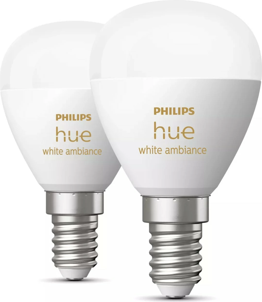 Llambë smart Philips Hue White ambience Lustre, E14, LED, Bluetooth, P45, Bardhë