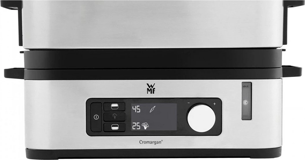 Avullore WMF KITCHENminis 0415090011, 2 shporta, 900 W, E zezë, Inoks