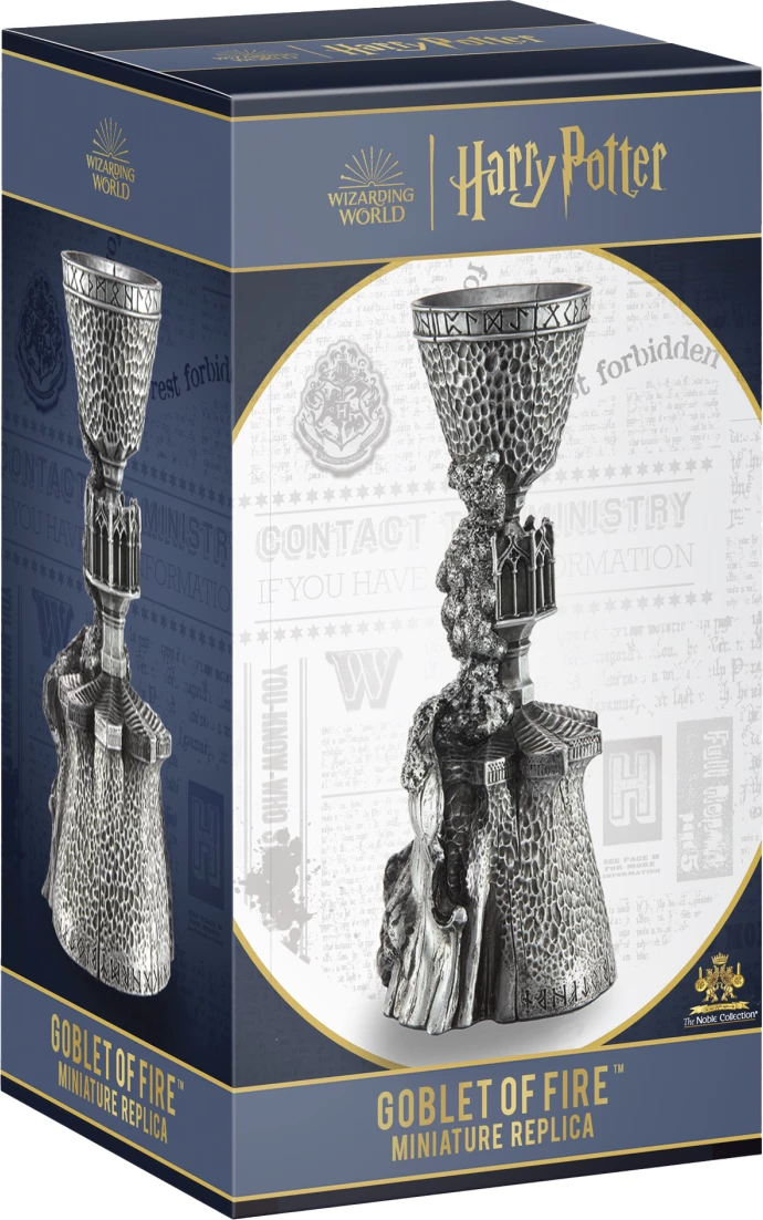 Replikë Goblet of Fire NOBLE COLLECTION Harry Potter 19 cm, argjendtë