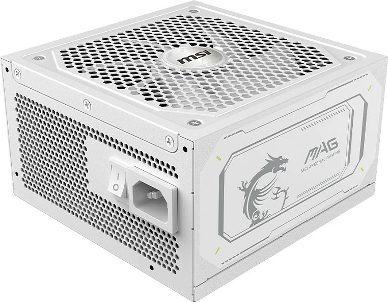 Furnizues rryme MSI MAG A1000GL PCIE5, 1000W, 80 Plus Gold, Fully-Modular, ATX 3.1, White