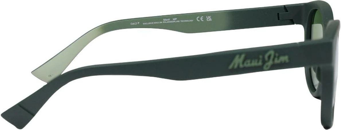 Syze dielli unisex Maui Jim Maoli HT668-15, të gjelbra të errëta [Madhësia: 52]