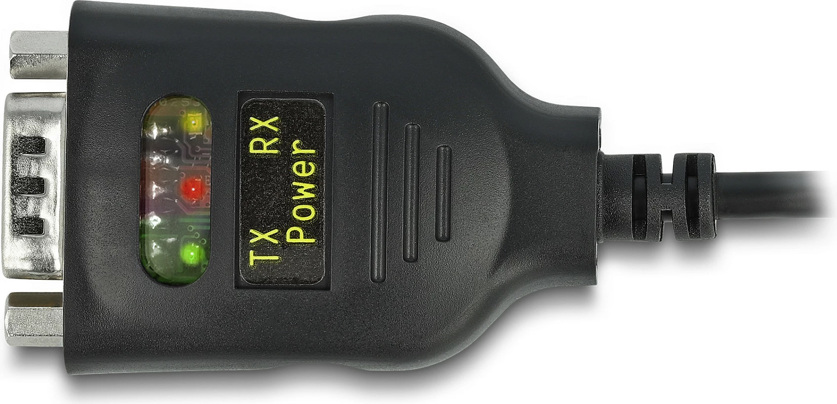 Adapter DeLOCK USB-A në Serial RS-232 DB9, izolim galvanik 2.5 kV, 2 m, i zi