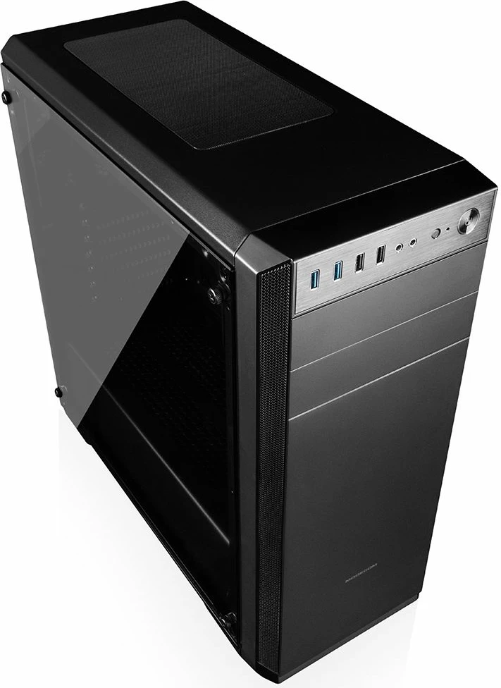 Kasë Modecom Oberon Pro Glass AT-OBERON-PG-10-000000-0002 Midi Tower ATX/Micro-ATX/Mini-ITX, e zezë