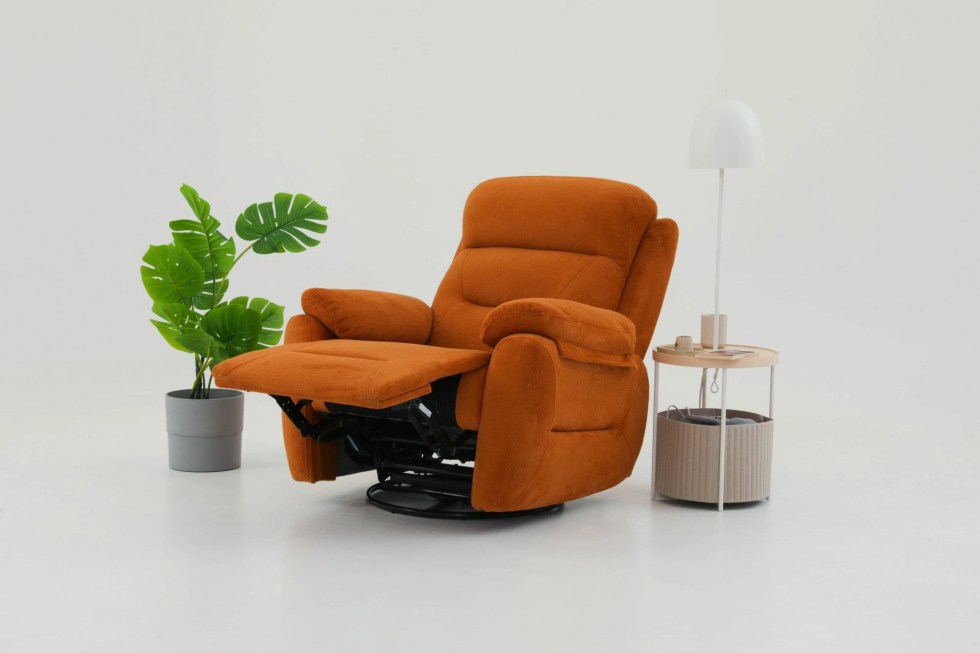 Karrige relaksuese Comfort, ngjyrë e kuqe qeramike, Atelier del Sofa