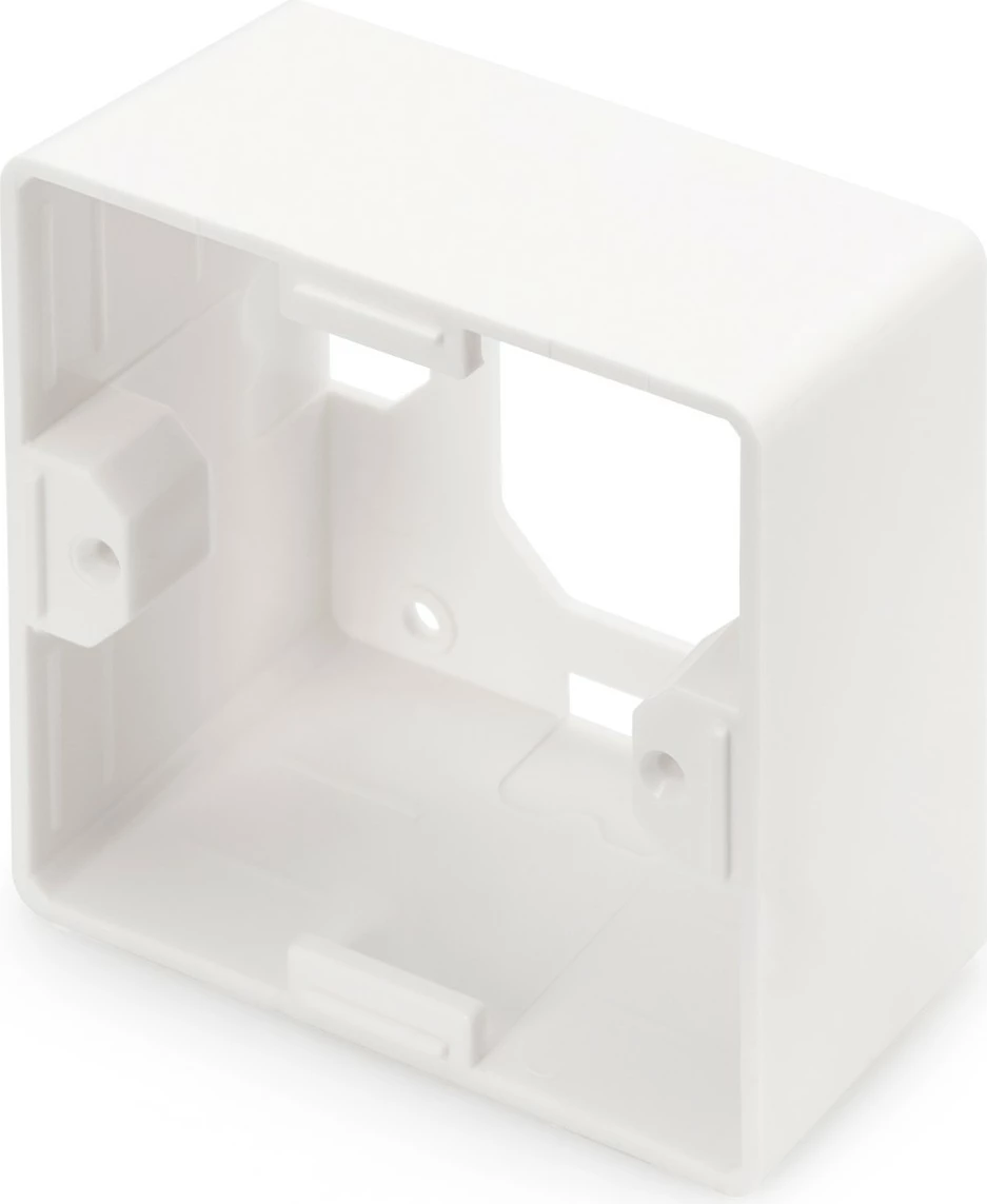 Kasë sipërfaqësore Digitus për dozë të fshehur, e bardhë