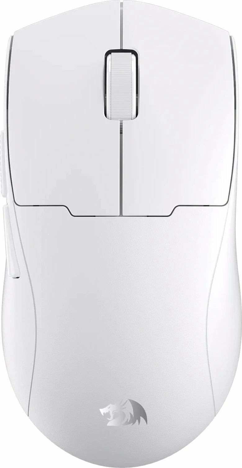Maus Redragon M918W K1NG PRO MAX 26000 DPI PAW3395 wireless/BT/USB, i bardhë