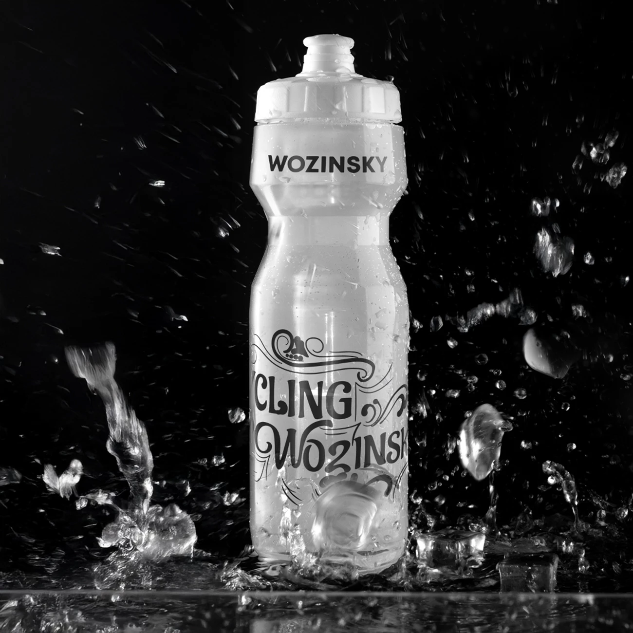 Shishe biçiklete, Wozinsky, WBR-01T, 750 ml, pa BPA, transparente