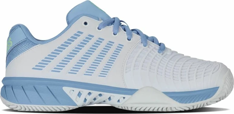 Atlete për femra K-Swiss, të bardha dhe blu