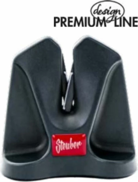 Mprehës thikash STEUBER 10-055616, për tehe të lëmuara dhe të dhëmbëzuara, i zi