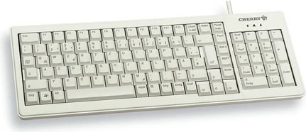 Tastierë Cherry XS, Full-size (100%), Wired, USB, QWERTZ, Gri