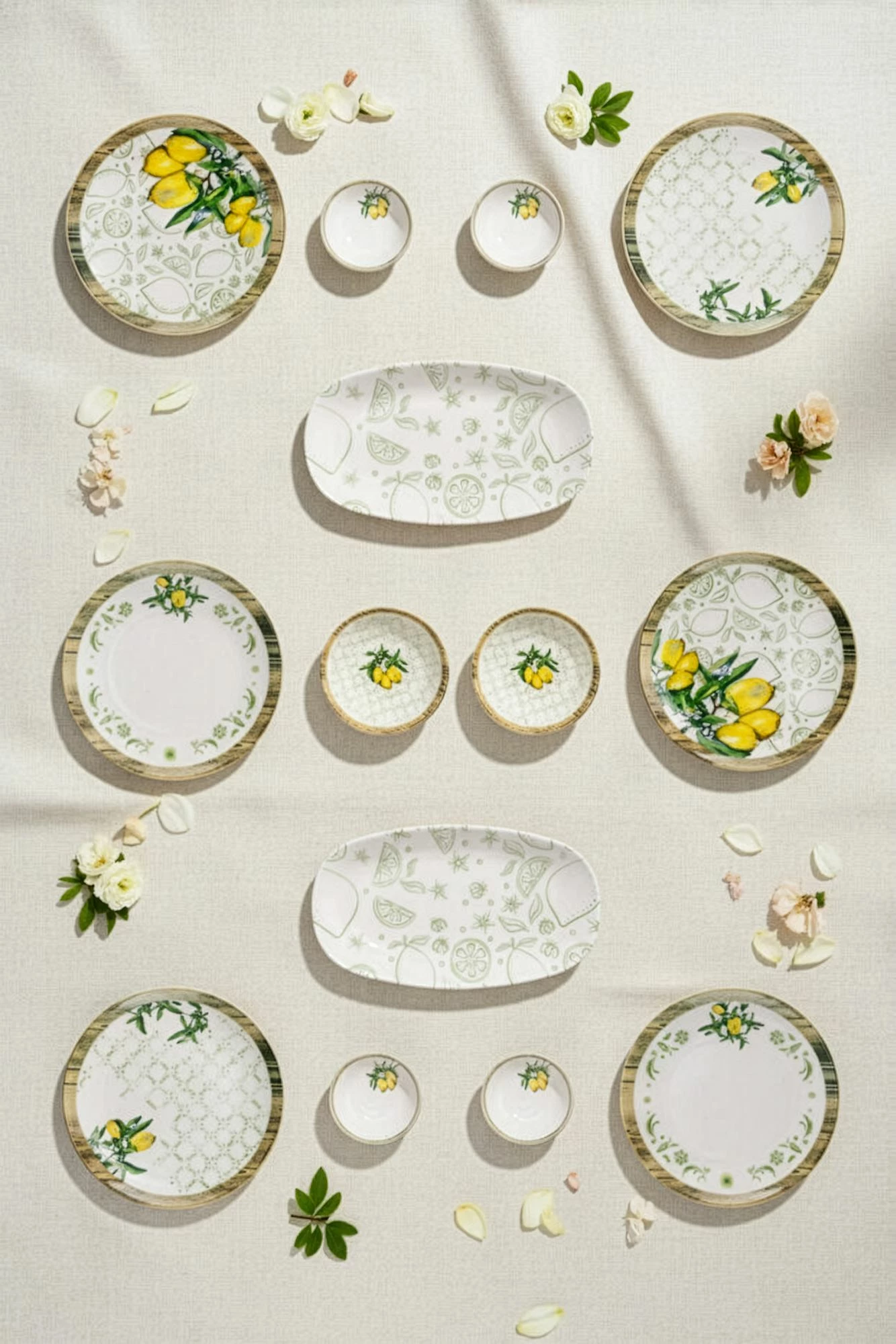 Set mëngjesi 14 pjesësh Hermia Concept, KH Moderna Lemon
