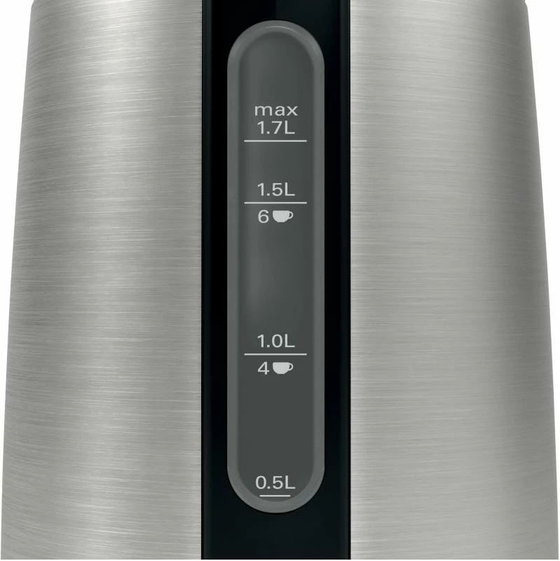 Zierës uji, Bosch, TWK3P420, 1.7L, çelik inox, e zezë