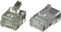Konektor RJ45 EFB Elektronik E-MO 8/8 SF, UTP, 100 copë, transparent