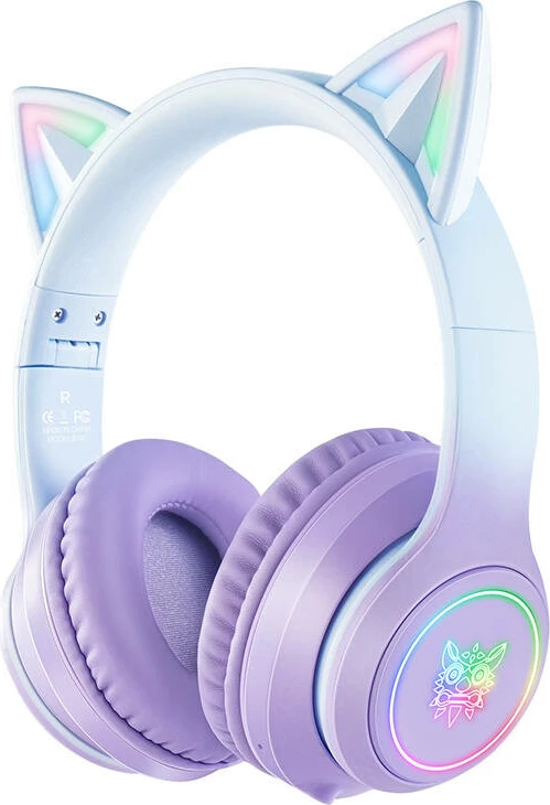 Kufje gaming ONIKUMA B90, Bluetooth 5.0, me mikrofon, RGB, blu/vjollcë